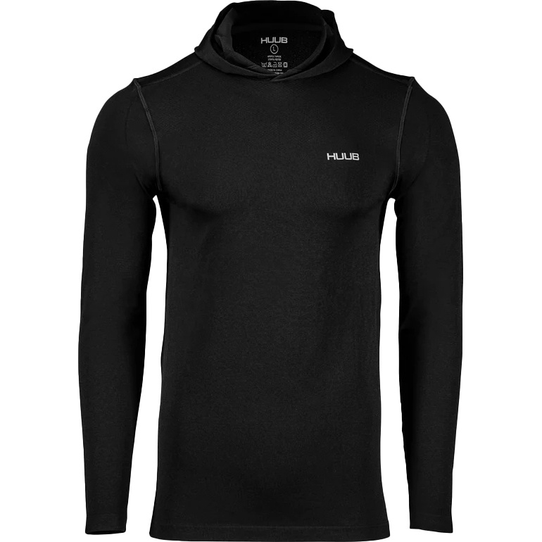 2025 Huub Mens Seamless Training Hoody SEAMFREBHY - Black
